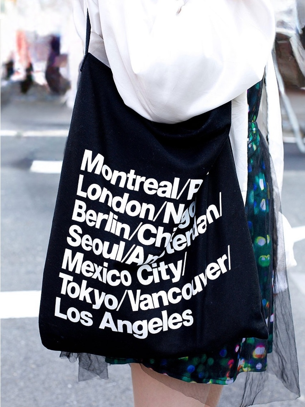 American Apparel | Black Cities Tore Bag